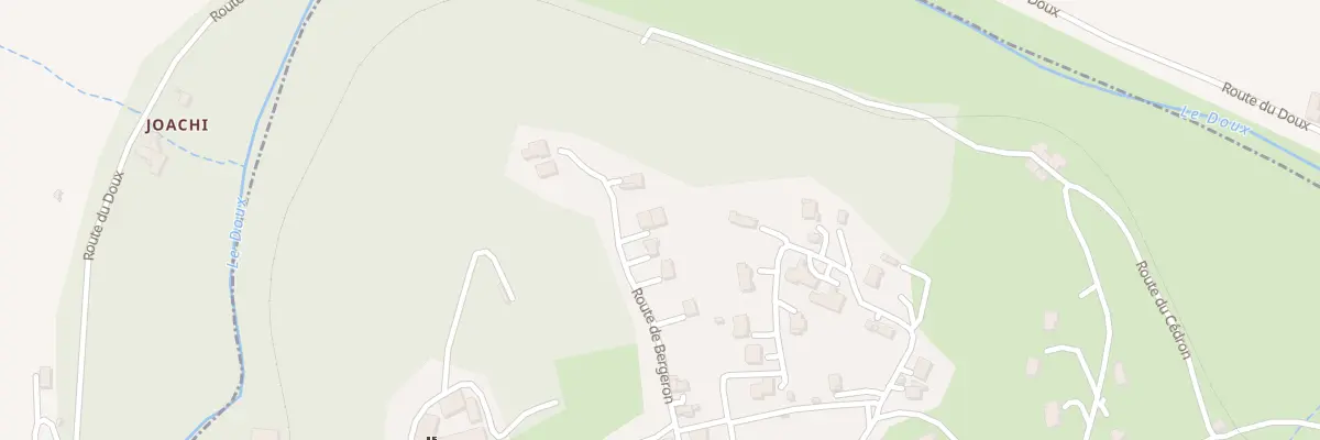 Plan du 154 Rte de Bergeron à Boucieu-le-Roi