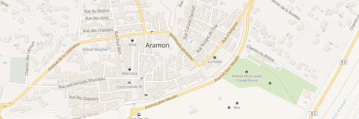 Plan du 7 Rue de Choisity à Aramon