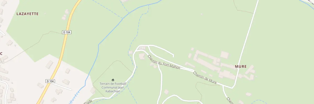 Plan du 681 Che du Stade à Flaviac