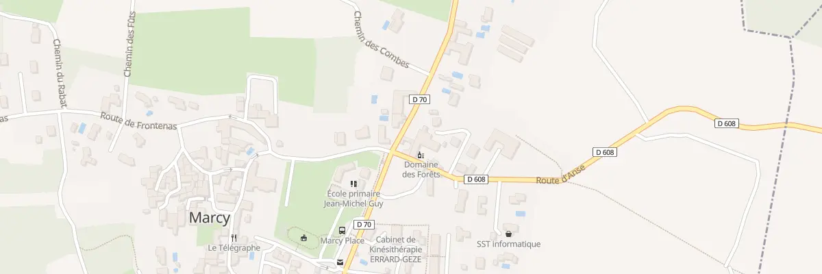 Plan du 3 Rte d’Anse à Marcy