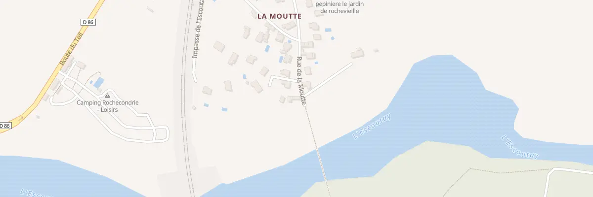 Plan du 724 Rue de la Moutte à Viviers