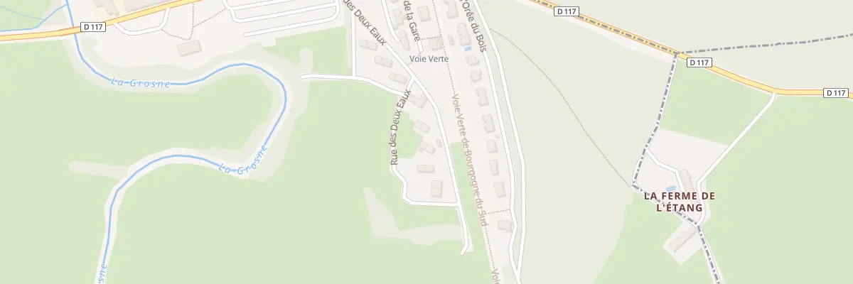 Plan du 22 Rue des Deux Eaux à Massilly