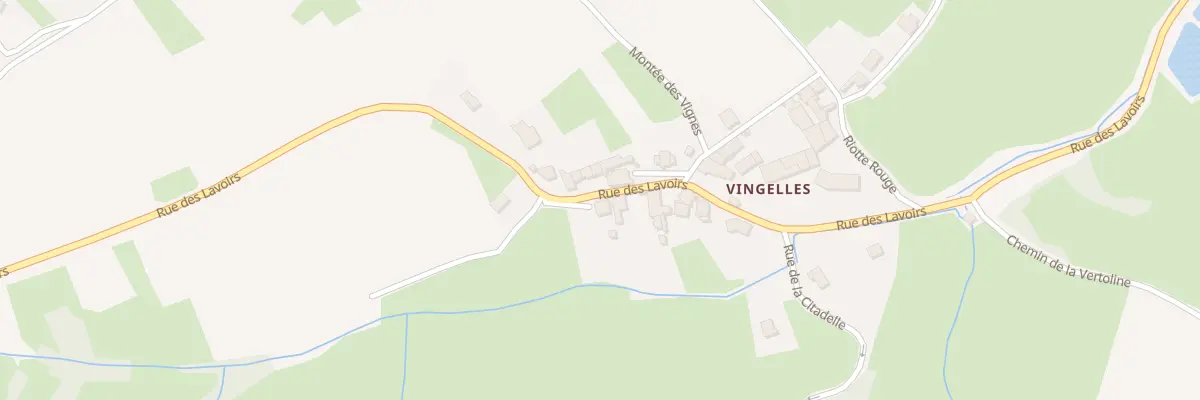 Plan du 18 Vingelles à Moroges