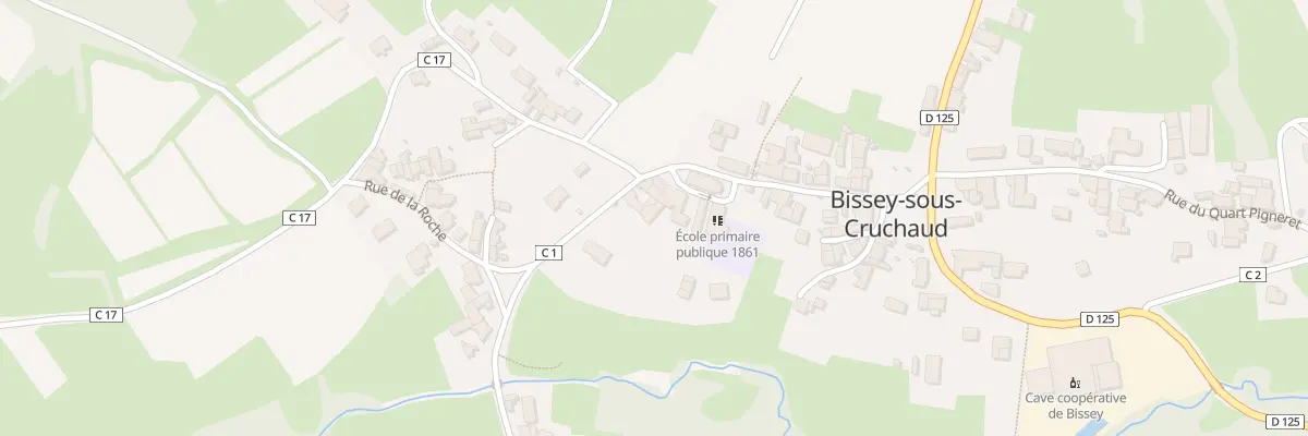 Plan du 5077B Le Bourg à Bissey-sous-Cruchaud
