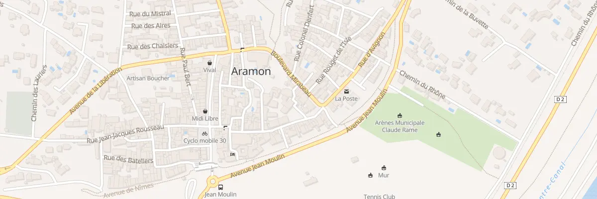 Plan du 5841 Rue de Choisity à Aramon