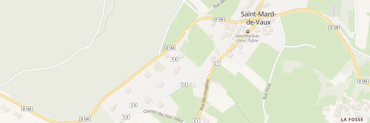 Plan du 3 Che de Pommier à Saint-Mard-de-Vaux