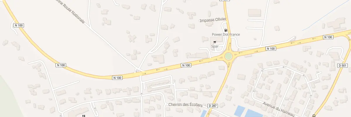 Plan du 1095 Rte N 100 à Saze