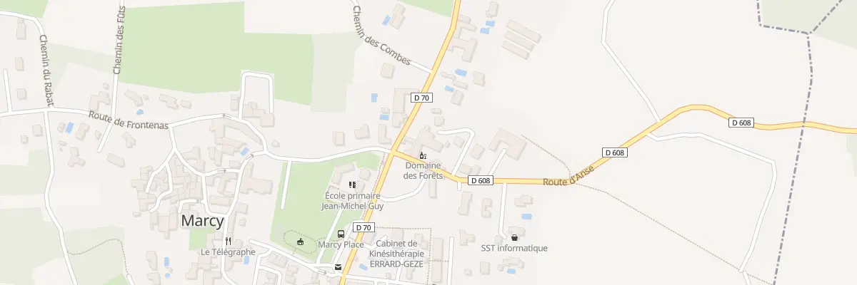 Plan du 35 Rte d’Anse à Marcy