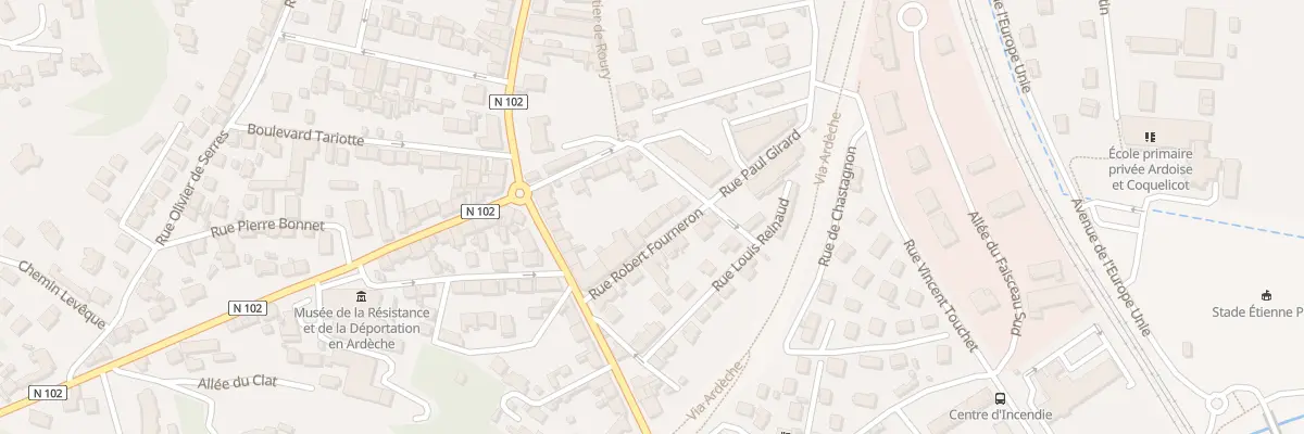 Plan du 7 Rue Robert Fourneron au Teil