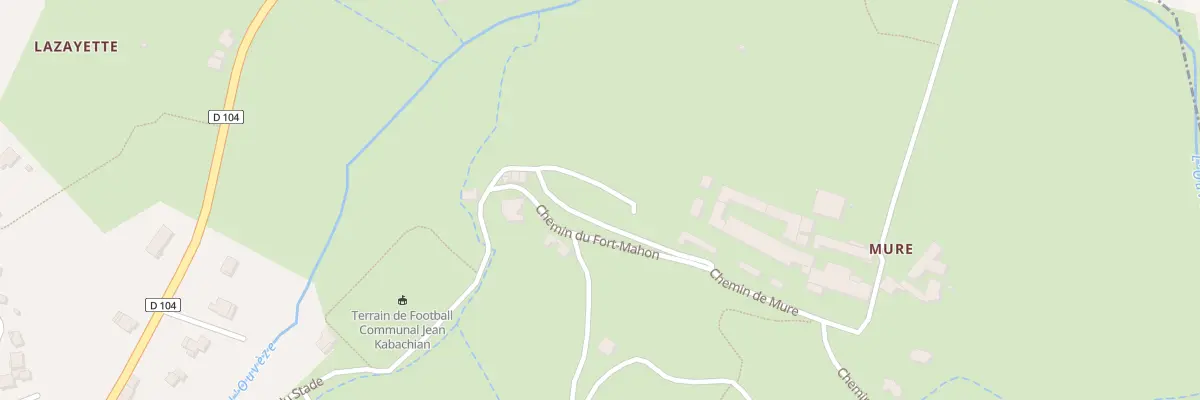 Plan du 683 Che du Stade à Flaviac