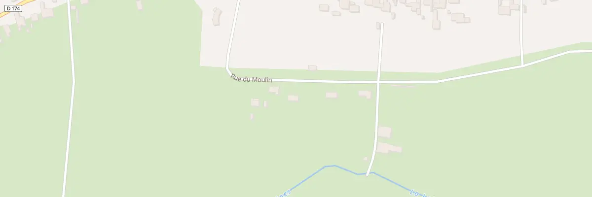 Plan du 14 Rue du Moulin A Longeville à Rives Dervoises