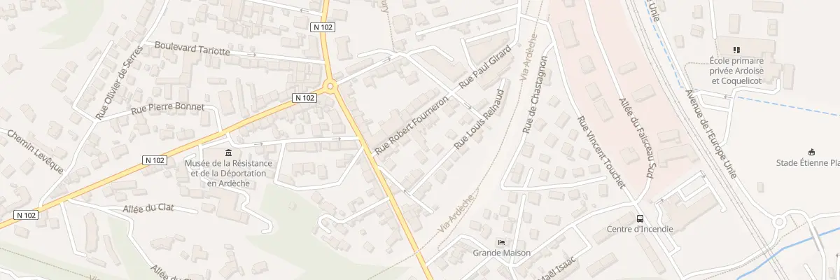 Plan du 4 Rue Robert Fourneron au Teil
