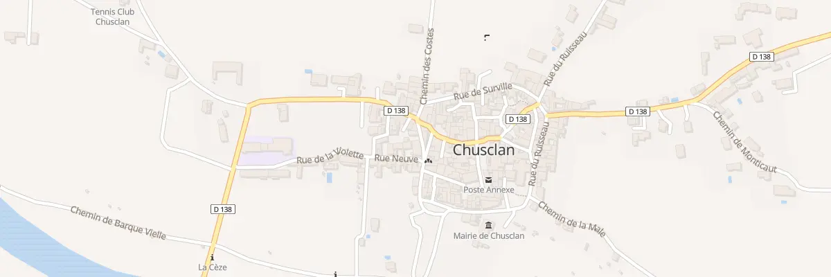 Plan du 5142 Rue Etroite à Chusclan