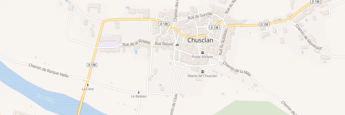 Plan du 3 Rue Basse à Chusclan