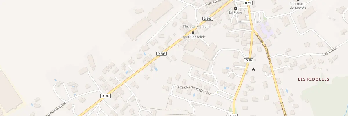 Plan du 39 Rte de St Appolinard à Maclas