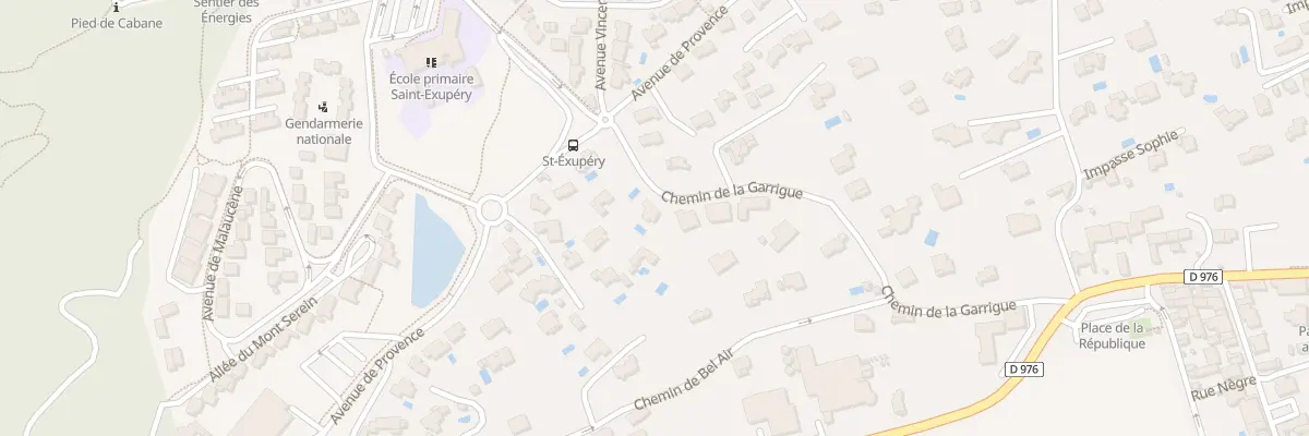 Plan du 17 Che de la Garrigue à Rochefort-du-Gard