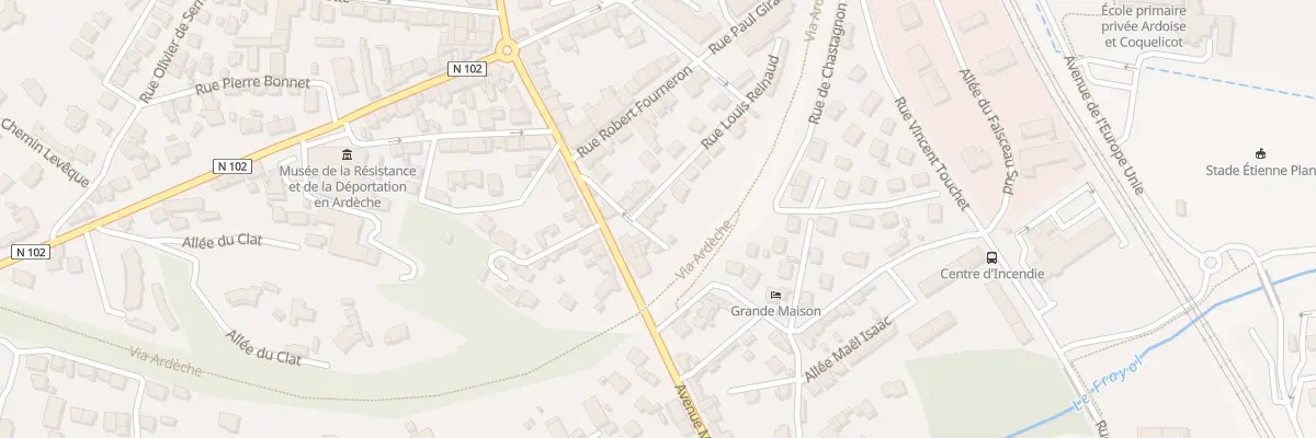 Plan du 6 Rue Louis Reinaud au Teil