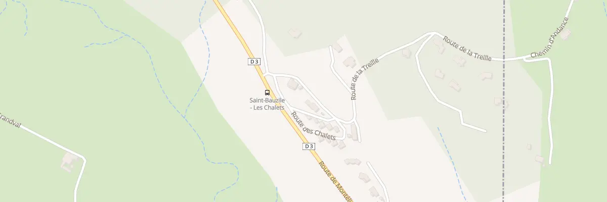 Plan du 5064 La Treille à Saint-Bauzile