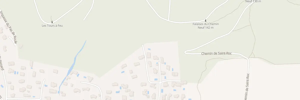 Plan du 642 Che des Costes à Chusclan