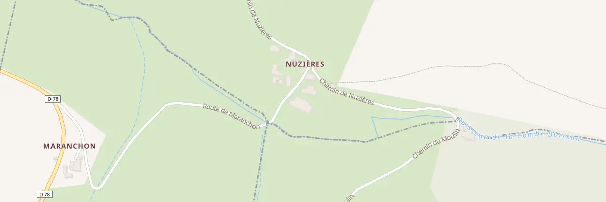 Plan du 425 Che de Nuzieres à Longes