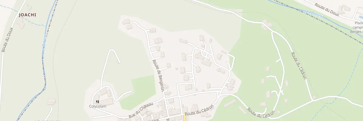 Plan du 210 Rte des Pieces Longues à Boucieu-le-Roi