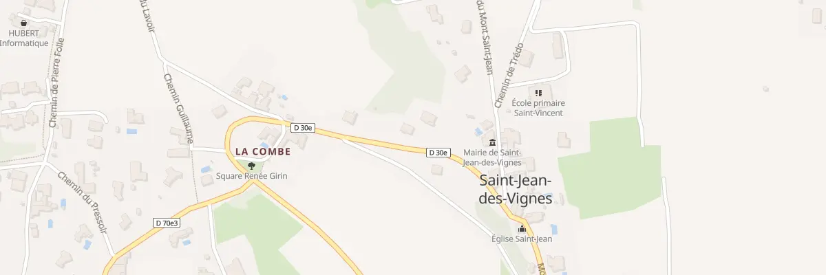 Plan du 110 Rte des Pierres Dorées à Saint-Jean-des-Vignes