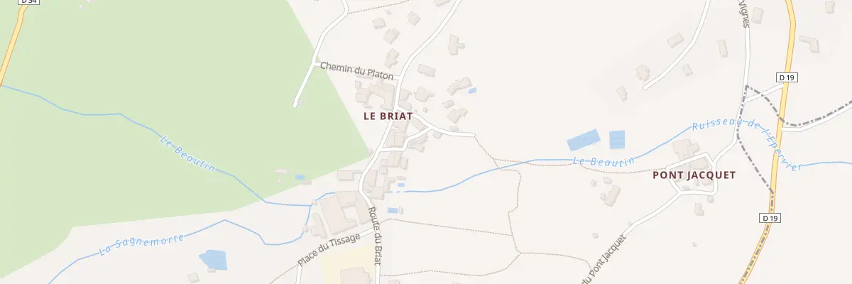 Plan du 66 Rle de la Source à Roisey