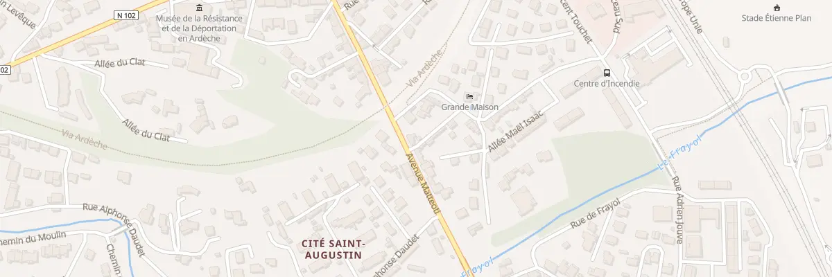 Plan du 27 Av Matteoti au Teil
