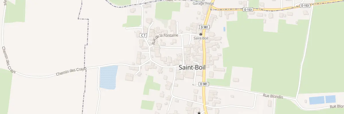 Plan du 8 Rue de Saules à Saint-Boil