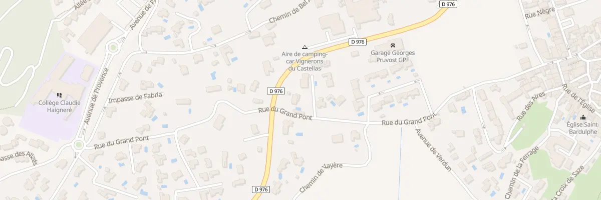 Plan du 472 Rue du Grand Pont à Rochefort-du-Gard
