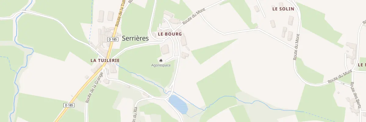 Plan du 5174 Le Bourg à Serrières