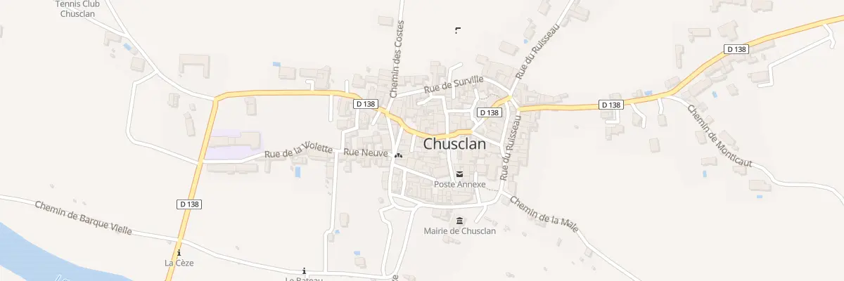 Plan du 5214T Rue Olivier de Serres à Chusclan