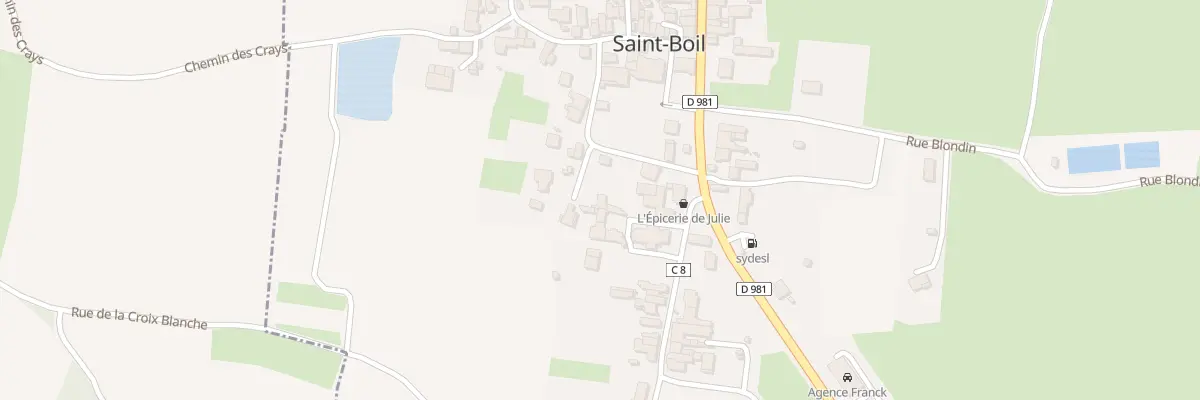 Plan du 3 Rue de la Cure à Saint-Boil