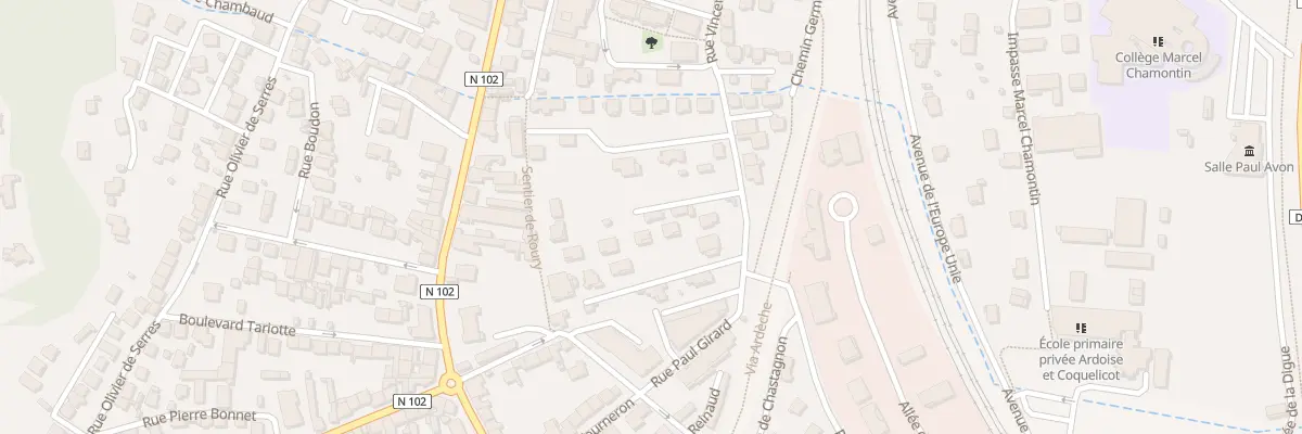 Plan du 24B Rue Vincent Touchet au Teil