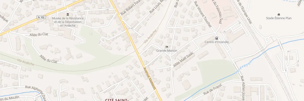 Plan du 39B Rue Vincent Touchet au Teil