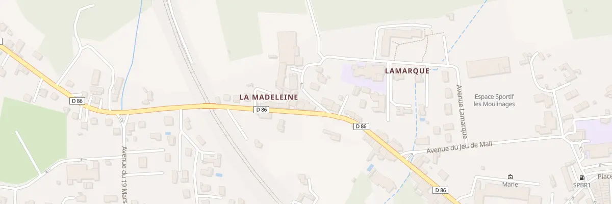 Plan du 2B Fg de la Madeleine à Viviers