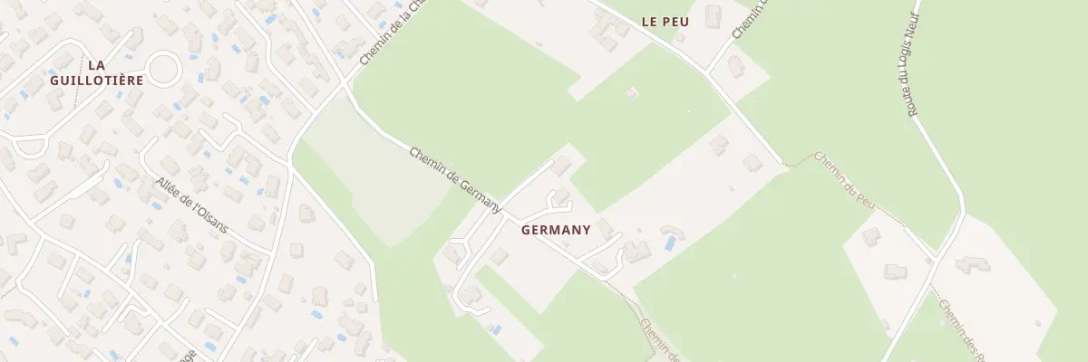 Plan du 37 Che de Germany à Mornant