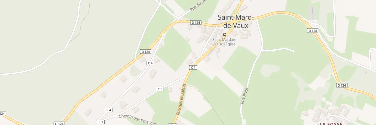 Plan du 12 Rue des Fougères à Saint-Mard-de-Vaux