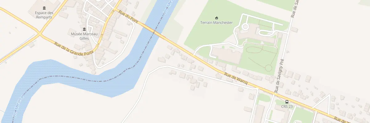 Plan du 253 Rue de Warcq à Charleville-Mézières