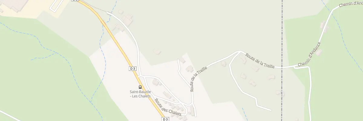 Plan du 5120 La Treille à Saint-Bauzile