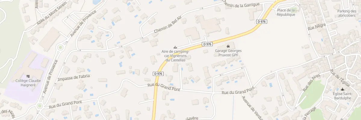 Plan du 921 Imp de l’Eclair à Rochefort-du-Gard