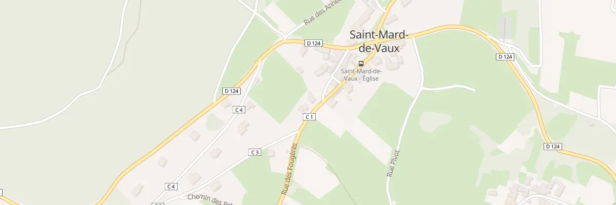 Plan du 10 Rue des Fougères à Saint-Mard-de-Vaux