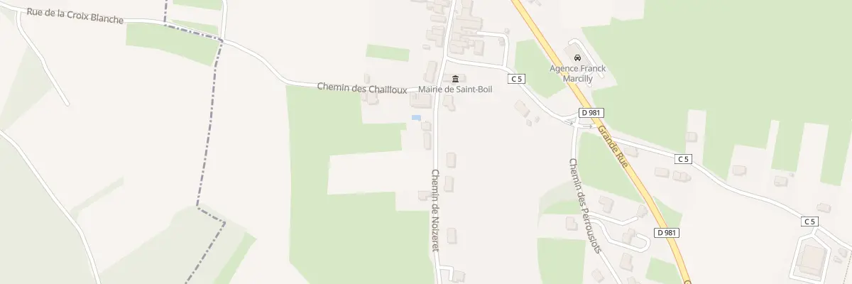 Plan du 8 Che de Noizeret à Saint-Boil