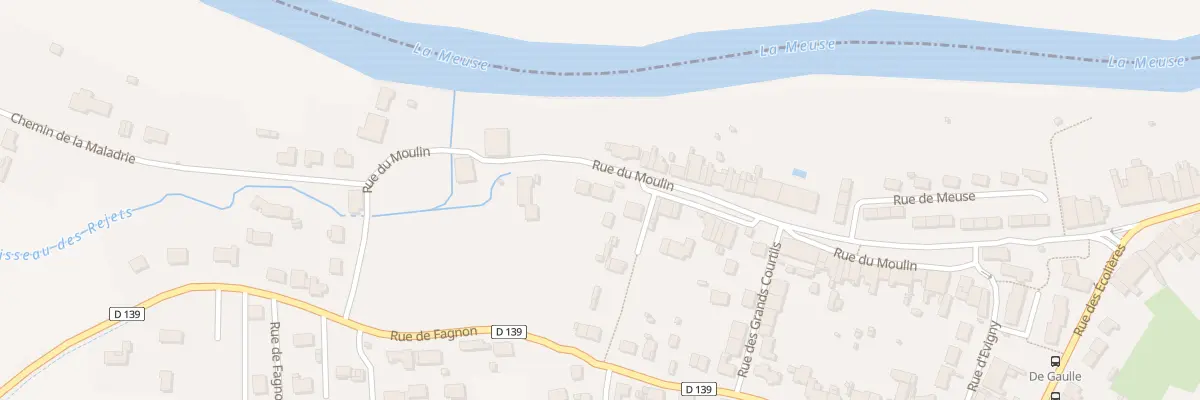 Plan du 53 Rue du Moulin à Prix-lès-Mézières