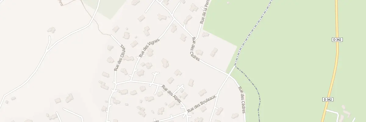 Plan du 395 Rue des Cèdres à Saint-Clair