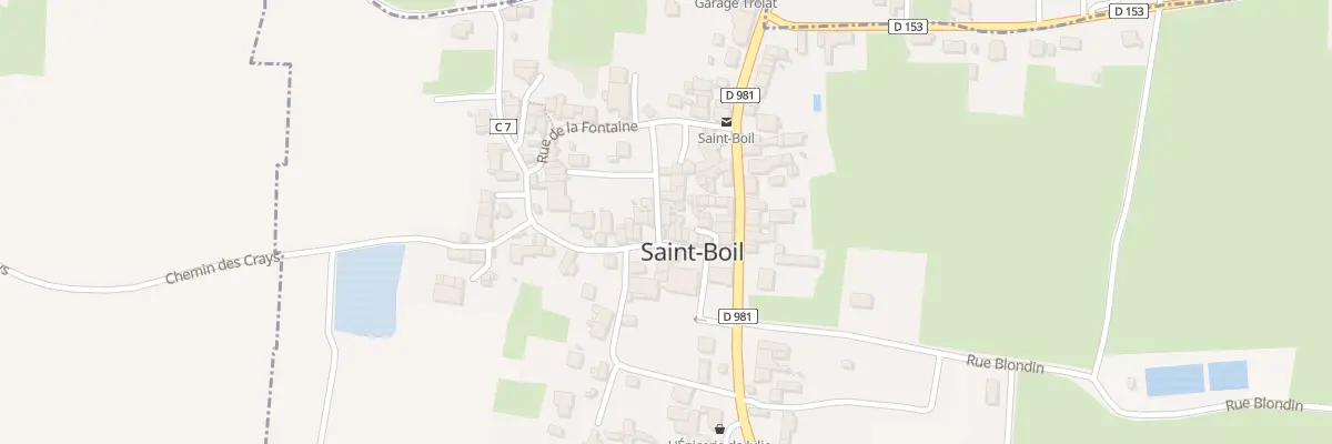 Plan du 2 Rue du Lavoir à Saint-Boil