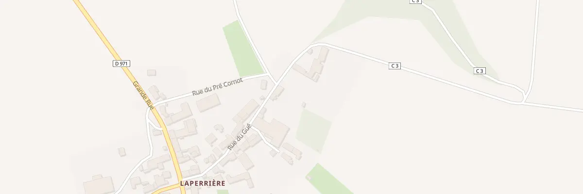 Plan du 12B Rue du Gue (Laperriere) à Poiseul-la-Ville-et-Laperrière