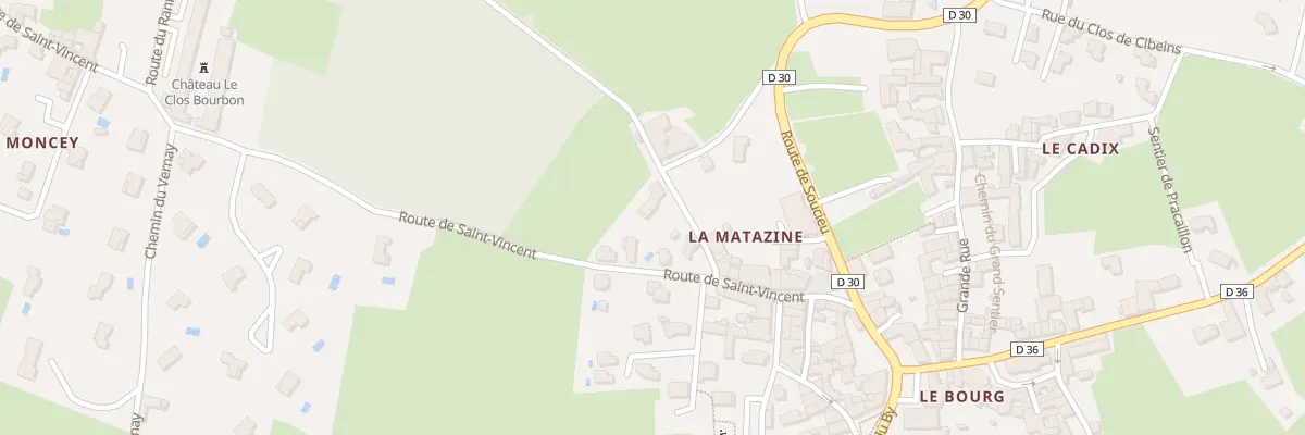 Plan du 5000 Le Bourg à Saint-Laurent-d’Agny