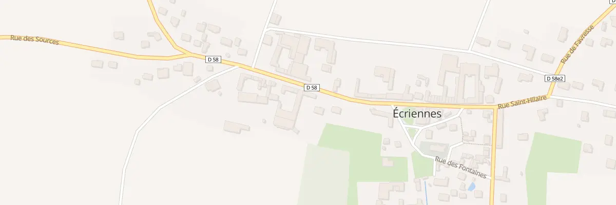 Plan du 18 Rue Saint Hilaire à Écriennes