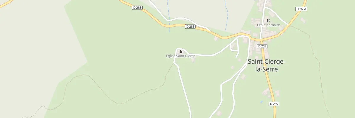 Plan du 5014 Saint Cierge à Saint-Cierge-la-Serre